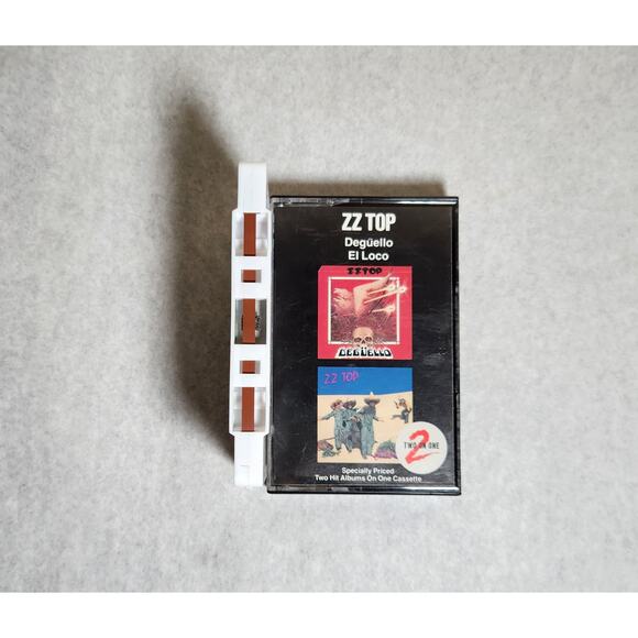 ZZ Top Deguello and El Loco Double Cassette Tested Vintage 1979-1983 Pre-owned - Picture 6 of 6